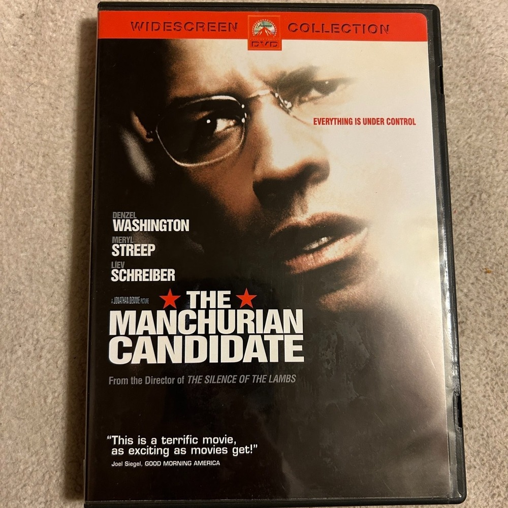The Manchurian Candidate DVD 2004 Widescreen Denzel Washington, Meryl Streep